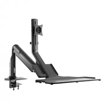 InLine supporto da tavolo per workstation con lift, orientabile, fino a 81 cm (32