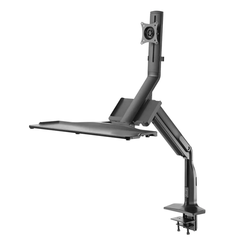 InLine supporto da tavolo per workstation con lift, orientabile, fino a 81 cm (32