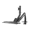 InLine supporto da tavolo per workstation con lift, orientabile, fino a 81 cm (32