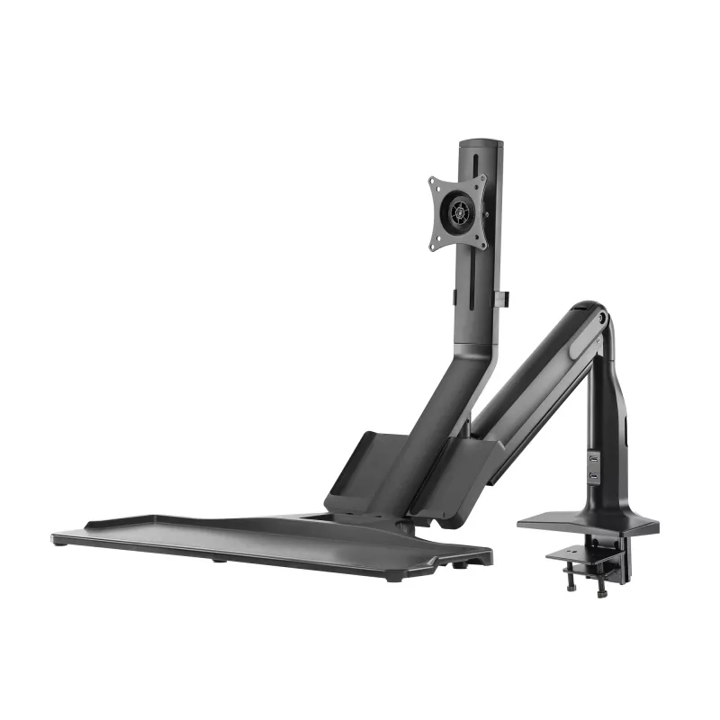 InLine supporto da tavolo per workstation con lift, orientabile, fino a 81 cm (32