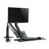 InLine supporto da tavolo per workstation con lift, orientabile, fino a 81 cm (32