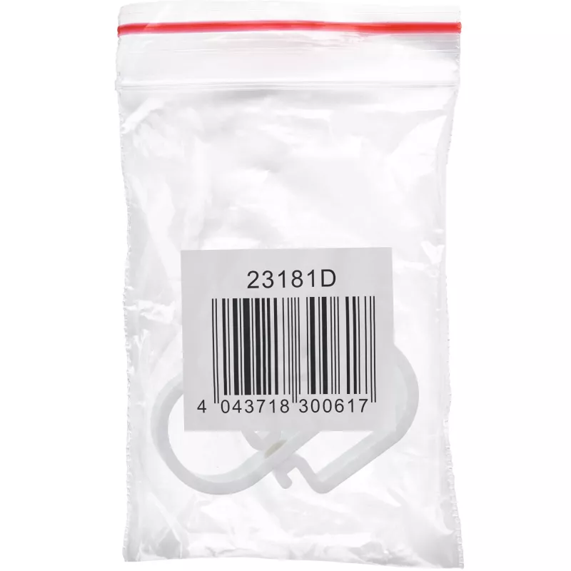 Fermacavi InLine 23181D per aste di montaggio da tavolo, set da 2, bianco