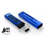iStorage datAshur PRO+C 512GB | certificato FIPS 140-3 Level 3 | unità USB Type-C sicura | crittografia hardware AES-XTS 256 bit | protetta da PIN | adattatore Type-C-a-A incluso