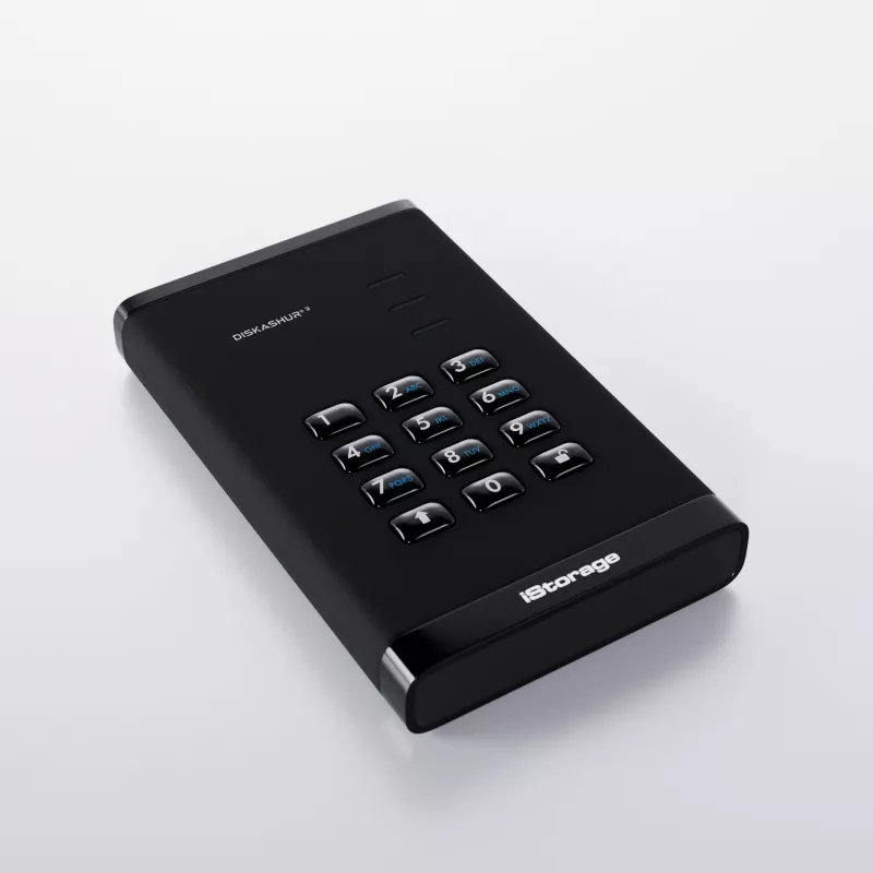 HDD iStorage 1TB USB 3.2 Gen 1 diskAshur3 nero
