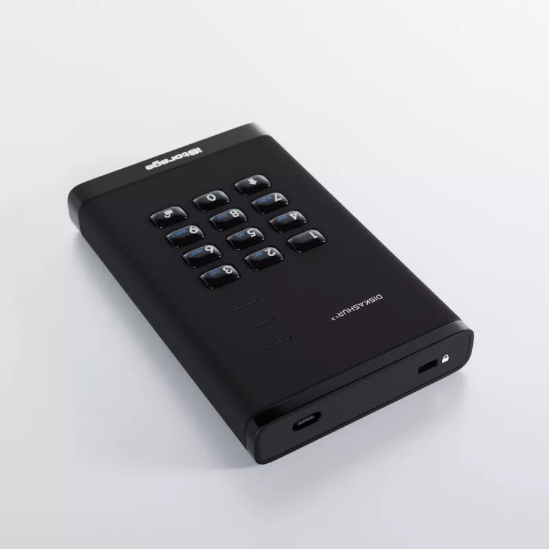 HDD iStorage 1TB USB 3.2 Gen 1 diskAshur3 nero