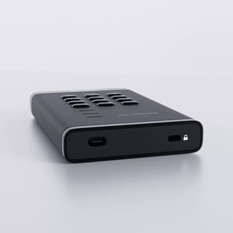 SSD iStorage 4 TB 2,5 pollici USB Type-A USB Type-C IS-DAP3-256-SSD-4000-F