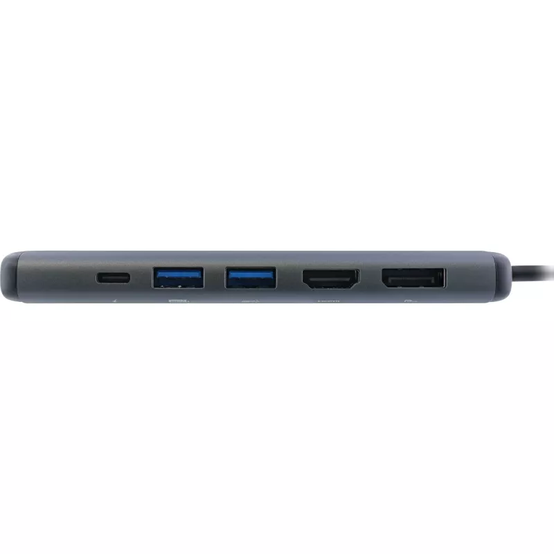 InLine hub multiplo USB-C 8-in-1, HDMI, DP, USB 3.2, PD 3.0 100W, MST
