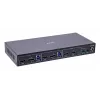 InLine 57885G Switch KVM, 2 vie, HDMI & DP, doppio monitor, 4K60Hz, hub USB, nero