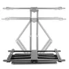 InLine supporto a parete in alluminio premium per TV a schermo piatto 37-80 pollici bianco 70 kg