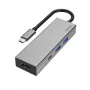 Hama 00200107 adattatore multiporta USB-C, docking station, 4 porte, 2x USB-A, USB-C, HDMI, USB 3.2 Gen 1