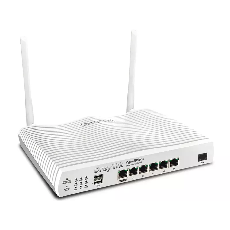 Router da tavolo DrayTek Vigor 2866AX dual-band Wi-Fi 6