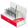Hama mini stylus pen blu scuro azzurro argento giallo 95 mm