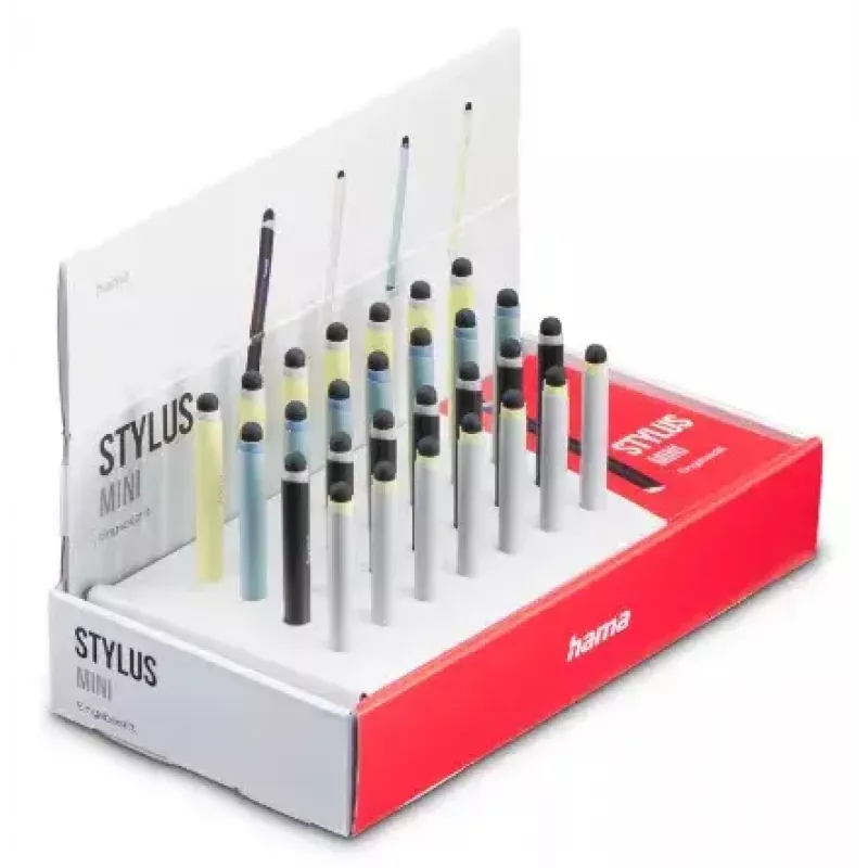 Hama mini stylus pen blu scuro azzurro argento giallo 95 mm