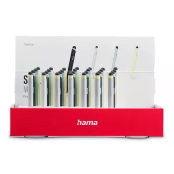 Hama mini stylus pen blu scuro azzurro argento giallo 95 mm