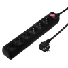 Hama 137265 ciabatta 3 m 6 uscite AC per interni nero