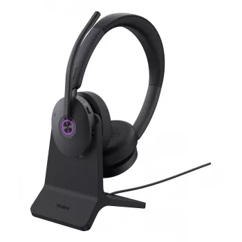 Headset on-ear Yealink BH74 Teams USB-C/A con supporto — Microsoft Teams, monoaurale, con filo