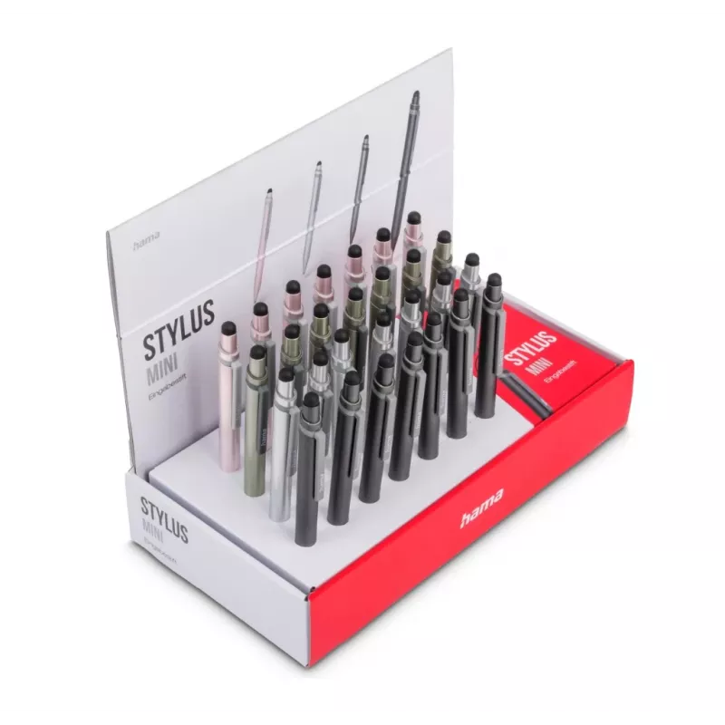 Hama Mini Stylus Pen antracite, grigio, oro rosa, argento