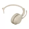 Jabra Evolve2 65 UC Mono 26599-889-898 cuffia con microfono, sovraurale, convertibile, USB-C, beige