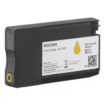 Ricoh 408520 Cartuccia d'inchiostro per IJM C180F, giallo, 1600 pagine