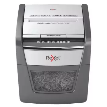 Rexel Optimum AutoFeed 45X distruggidocumenti automatico a taglio particelle P4