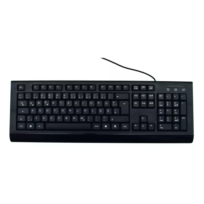 MediaRange MROS101 Office USB QWERTZ tedesco nero tastiera
