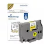 Cartuccia nastro plastificato MediaRange TZ-631 12 mm nero su giallo