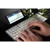 Tastiera MediaRange MROS133 Office Bluetooth QWERTZ tedesco svizzero argento