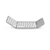 Tastiera MediaRange MROS133 Office Bluetooth QWERTZ tedesco svizzero argento