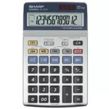 Calcolatrice da tavolo finanziaria Sharp EL-337C