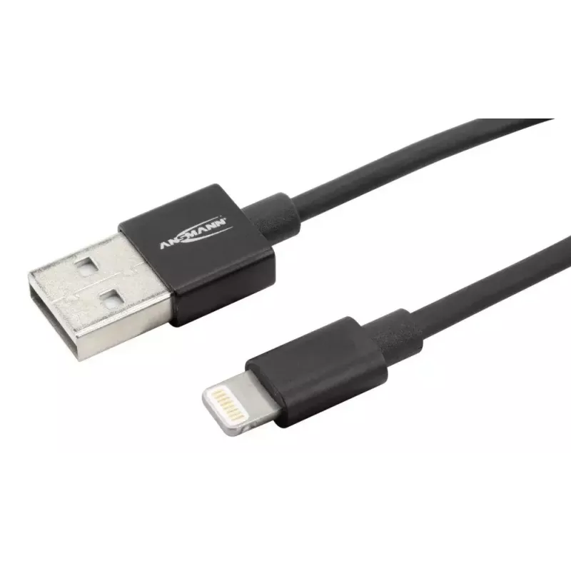 Cavo Lightning Ansmann 1700-0078 1,2 m nero