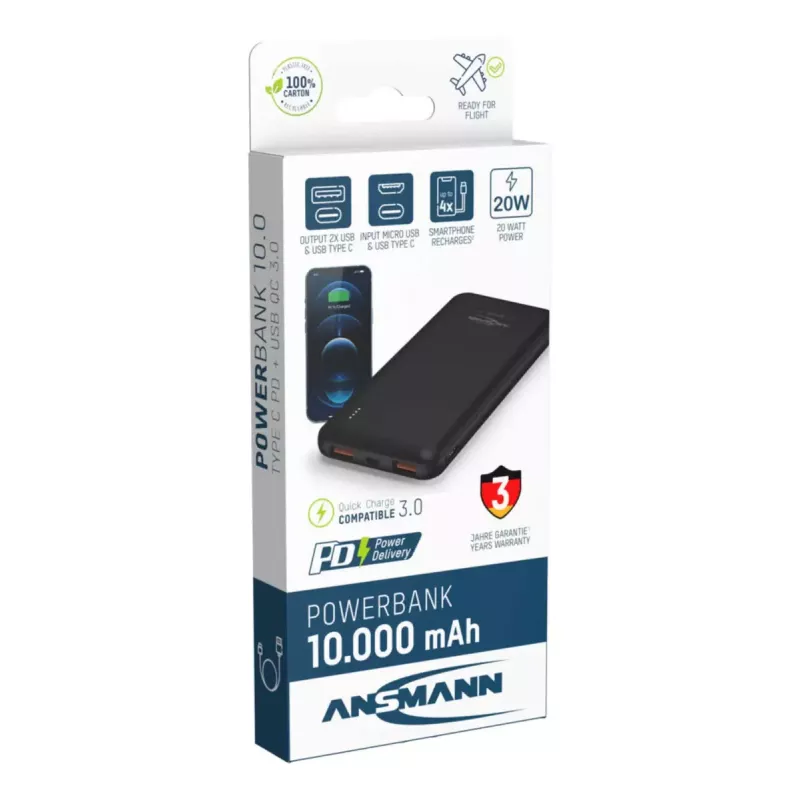 Powerbank portatile Ansmann PB320PD 10000 mAh