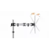 Durable SELECT Supporto per monitor 509423 per 1 monitor, fissaggio da scrivania, argento