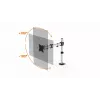 Durable SELECT Supporto per monitor 509423 per 1 monitor, fissaggio da scrivania, argento