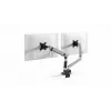 Durable SELECT PLUS Supporto per monitor 509723 con braccio per 2 monitor, fissaggio da scrivania