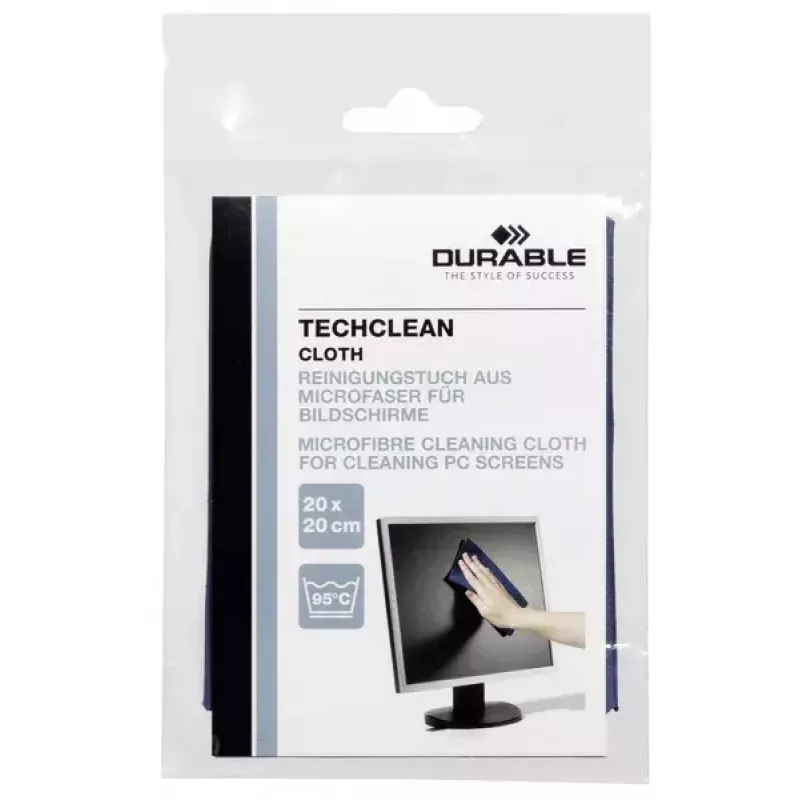 Panno in microfibra Durable TECHCLEAN blu