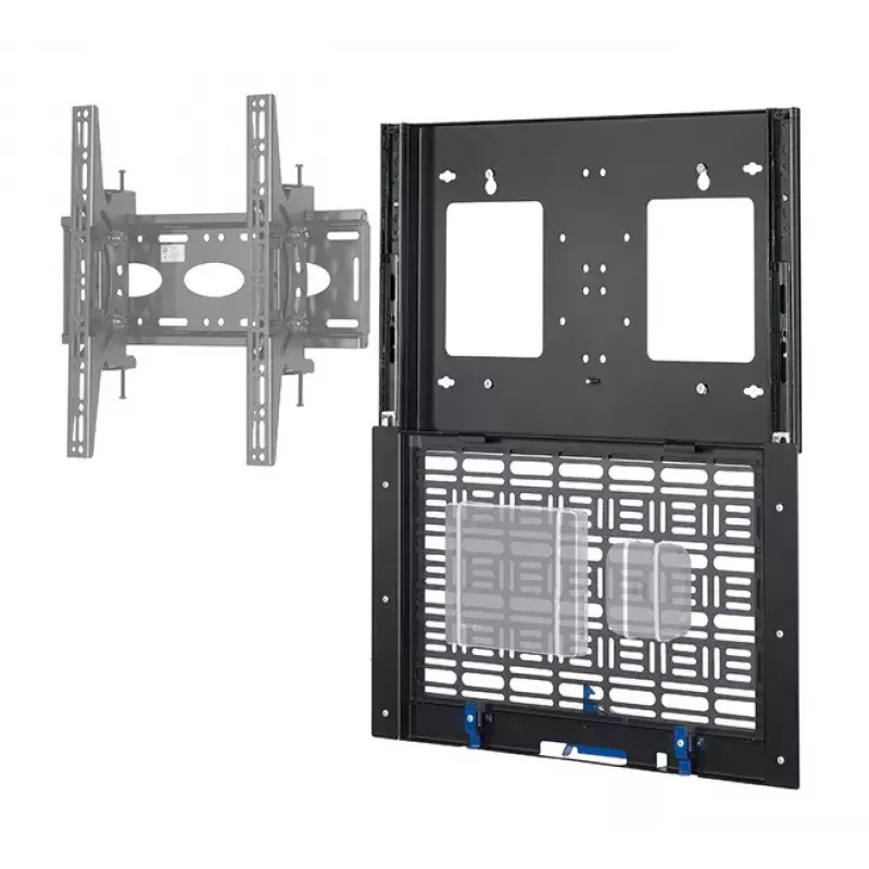 Ripiano per tubo supporto AV B-Tech BT7888/B nero, portata 10 kg