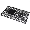 Ripiano per tubo supporto AV B-Tech BT7888/B nero, portata 10 kg