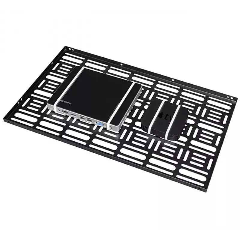 Ripiano per tubo supporto AV B-Tech BT7888/B nero, portata 10 kg