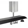 Base da pavimento B-Tech BT8380 base in metallo nero larghezza 86 mm profondità 950 mm