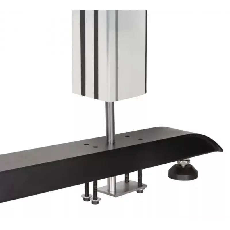 Base da pavimento B-Tech BT8380 base in metallo nero larghezza 86 mm profondità 950 mm