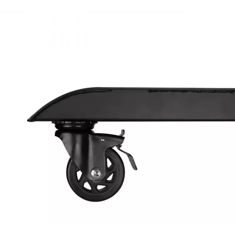 Base da pavimento B-Tech BT8380 base in metallo nero larghezza 86 mm profondità 950 mm