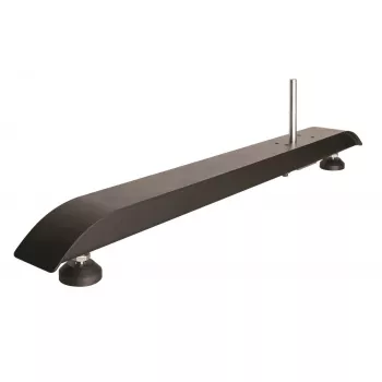 Base da pavimento B-Tech BT8380 base in metallo nero larghezza 86 mm profondità 950 mm
