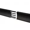 Barra di montaggio B-TECH BT8390-100/B V2 – alluminio, nero, lunghezza 1000 mm, profondità 30 mm