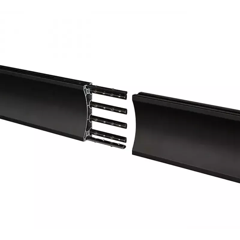 Barra di montaggio B-TECH BT8390-100/B V2 – alluminio, nero, lunghezza 1000 mm, profondità 30 mm