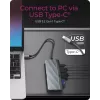 Docking station ICY BOX IB-DK4040a-CPD — 10-in-1 USB-C, HDMI 4K60Hz, VGA, 3×USB-A, Gigabit-LAN, PD 100W, SD/MicroSD, alluminio