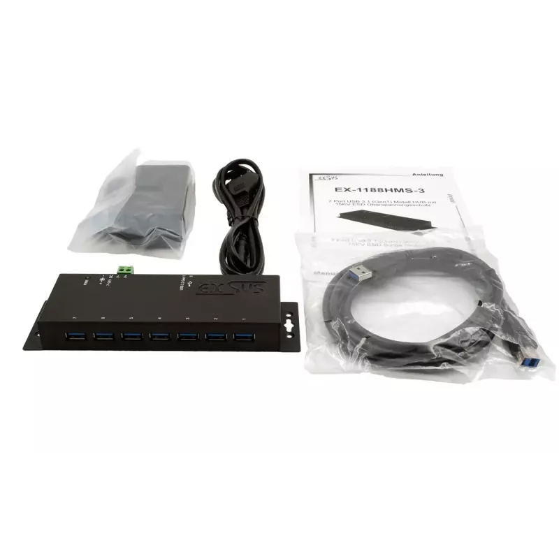 Hub USB EXSYS EX-1188HMS-3
