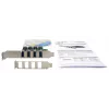 EXSYS scheda PCIe 4 porte USB 3.2 Gen 1 con self-power 3A Renesas
