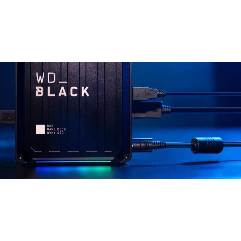 SSD Western Digital D50 Wired Thunderbolt 3 nero