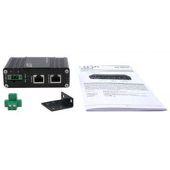 Iniettore PoE++ Gigabit EXSYS 60W da -40 °C a +80 °C