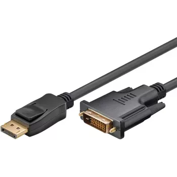 Cavo adattatore Goobay DisplayPort/DVI-D 1.2 placcato oro 1 m